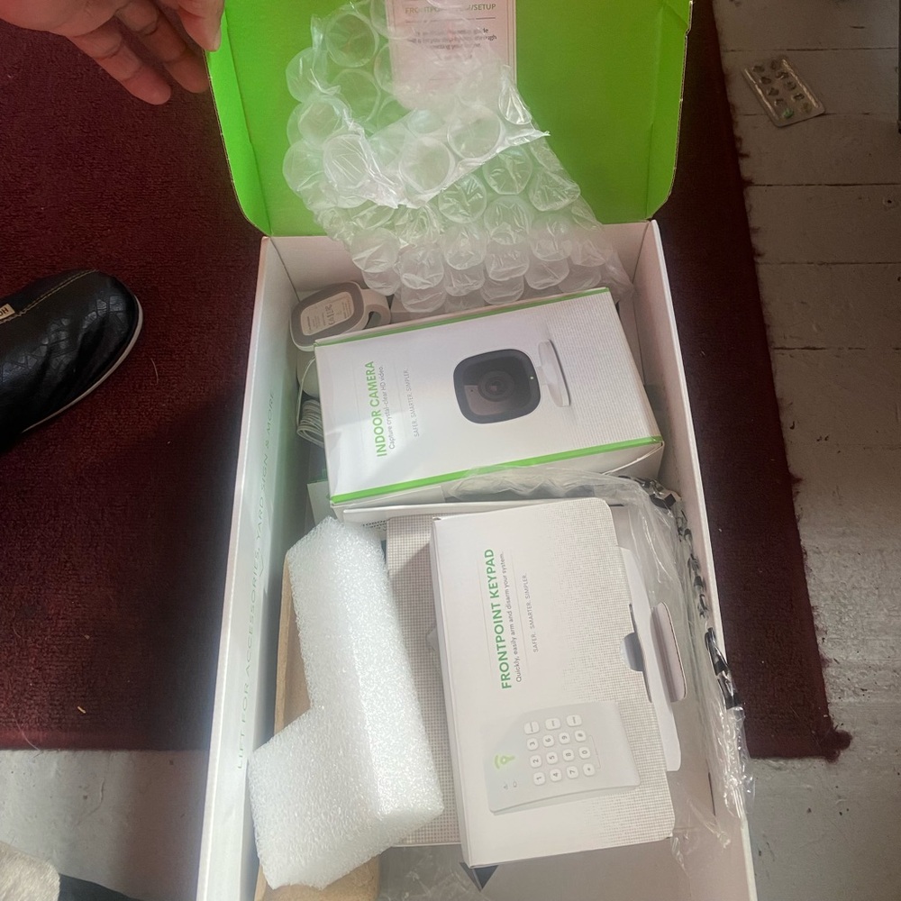 Front point home or office security system